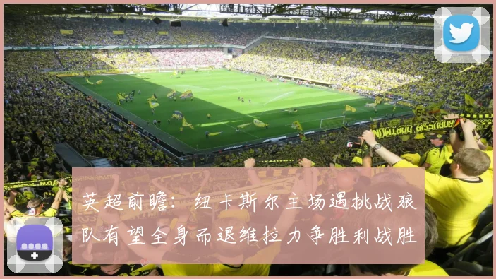 英超前瞻：纽卡斯尔主场遇挑战狼队有望全身而退维拉力争胜利战胜埃弗顿